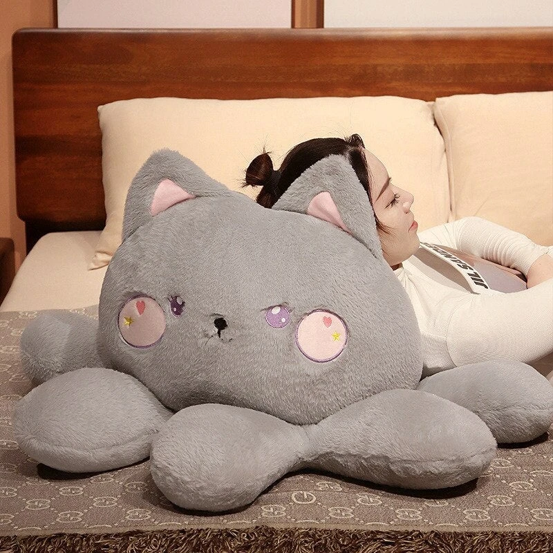 Fluffy Octo-Animal Fox Cat Bunny Bear Plushies - Image 17