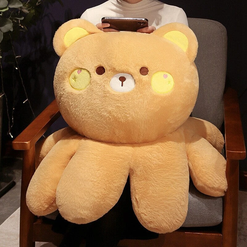 Fluffy Octo-Animal Fox Cat Bunny Bear Plushies - Image 13