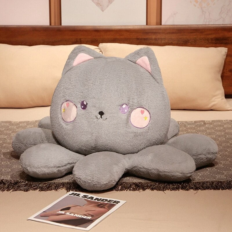 Fluffy Octo-Animal Fox Cat Bunny Bear Plushies - Image 7