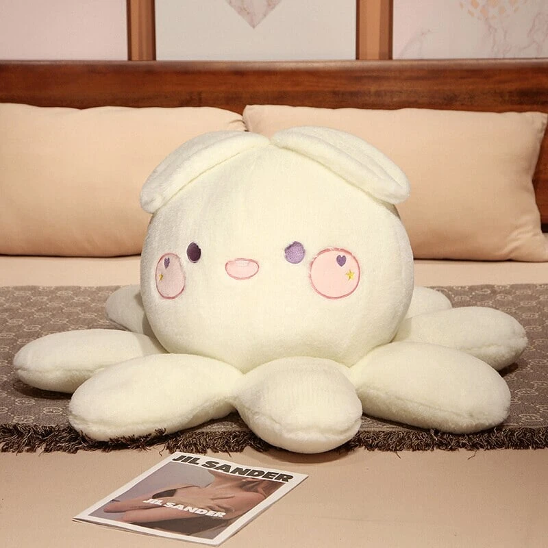 Fluffy Octo-Animal Fox Cat Bunny Bear Plushies - Image 6