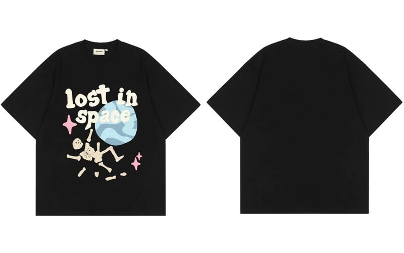 Apparel Foam Print Lost In Space Skeleton Tee - Image 4