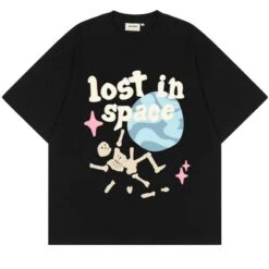 Apparel Foam Print Lost In Space Skeleton Tee