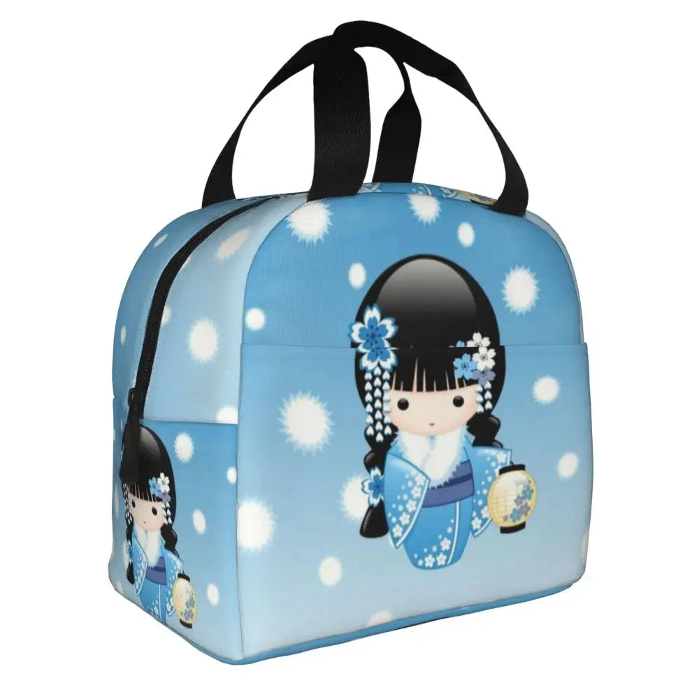 Four Seasons Furisode Kimono Girl Lunch Bag - Image 18
