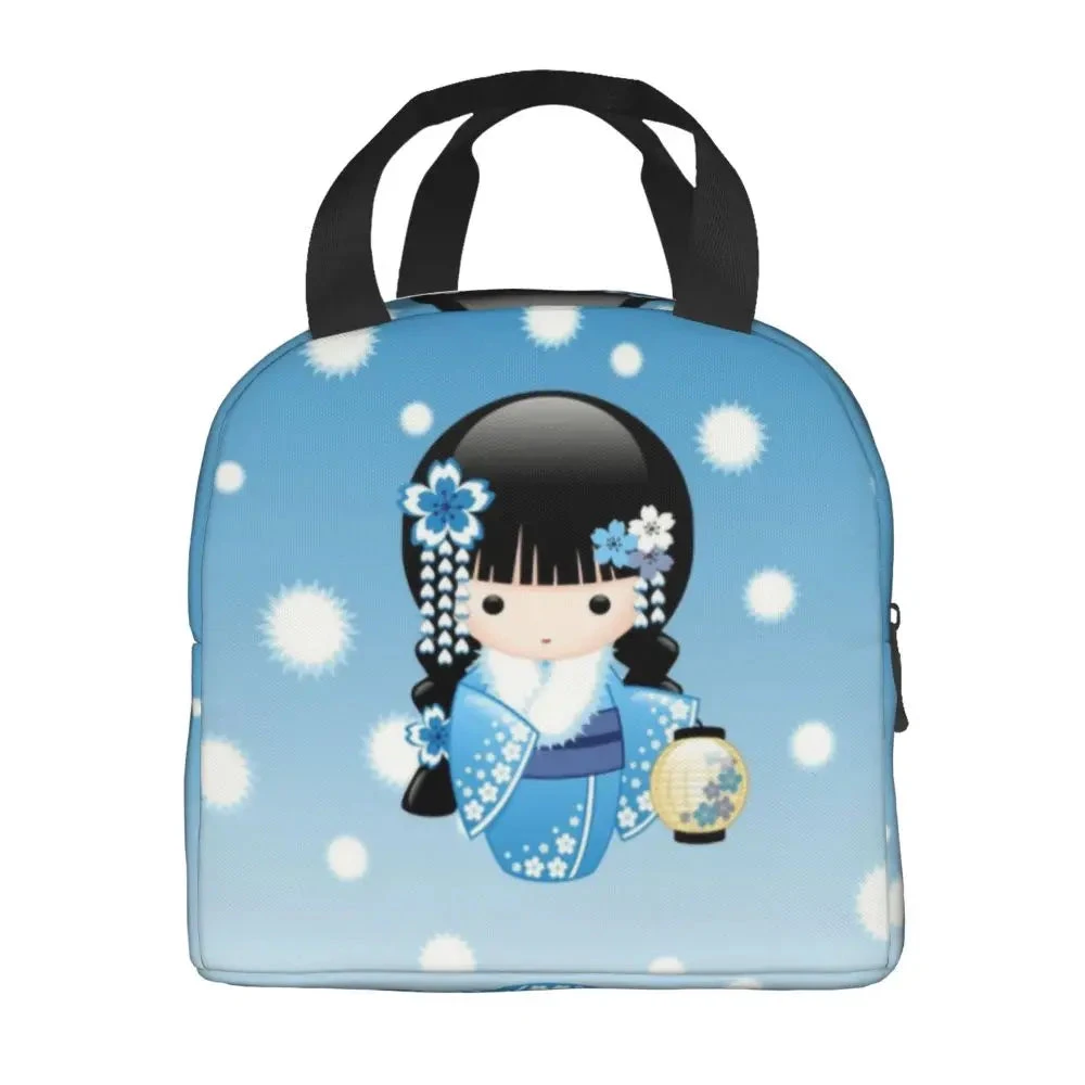 Four Seasons Furisode Kimono Girl Lunch Bag - Image 19