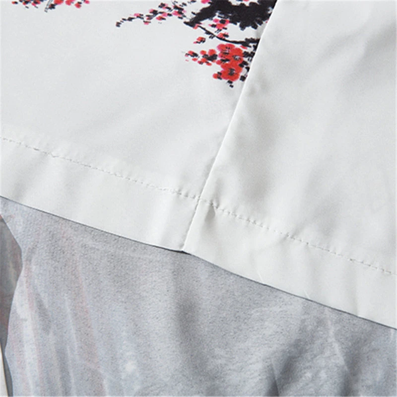 Apparel Fox Cranes Dragon Japanese Women Kimono Robe Cardigan - Image 13