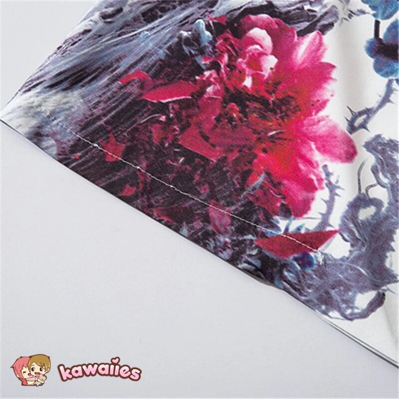 Apparel Fox Cranes Dragon Japanese Women Kimono Robe Cardigan - Image 14