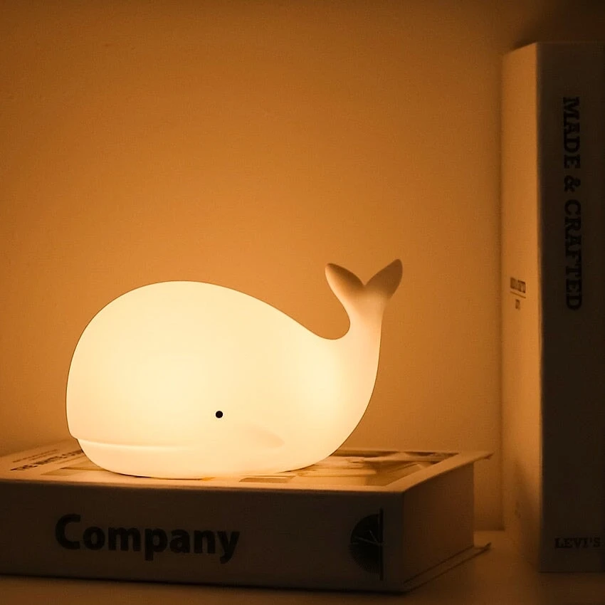 Friendly Kawaii Whale LED Night Light - Image 4