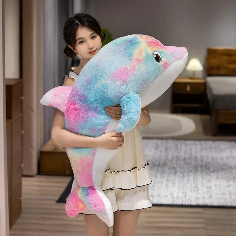 Galaxy Rainbow Dolphin Plushies - Image 15
