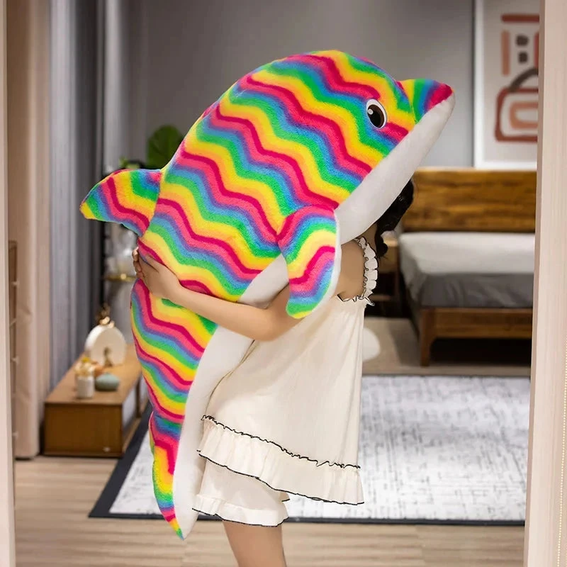 Galaxy Rainbow Dolphin Plushies - Image 7