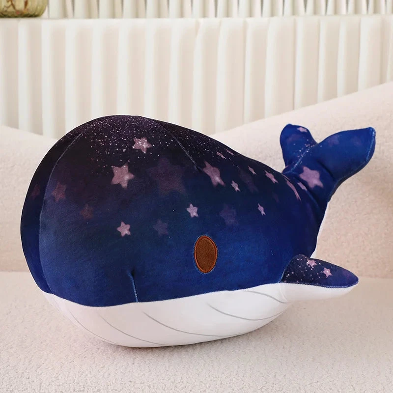 Galaxy Starry Kawaii Blue Pink Whale Plushies - Image 4