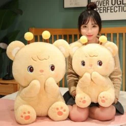 Gem The Bumble Bee Brown Bear Plushie