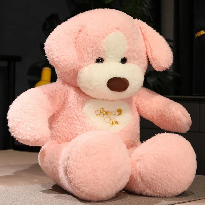 Giant 35in Fluffy Dog Teddy Bear Soft Toy - Image 9