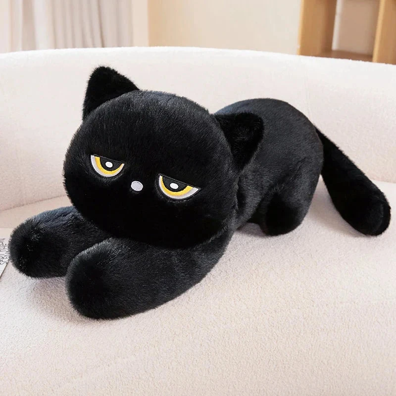 Giant Black Grey Cat Plushies - Image 16