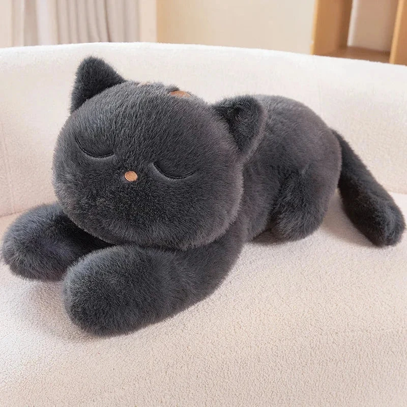 Giant Black Grey Cat Plushies - Image 15