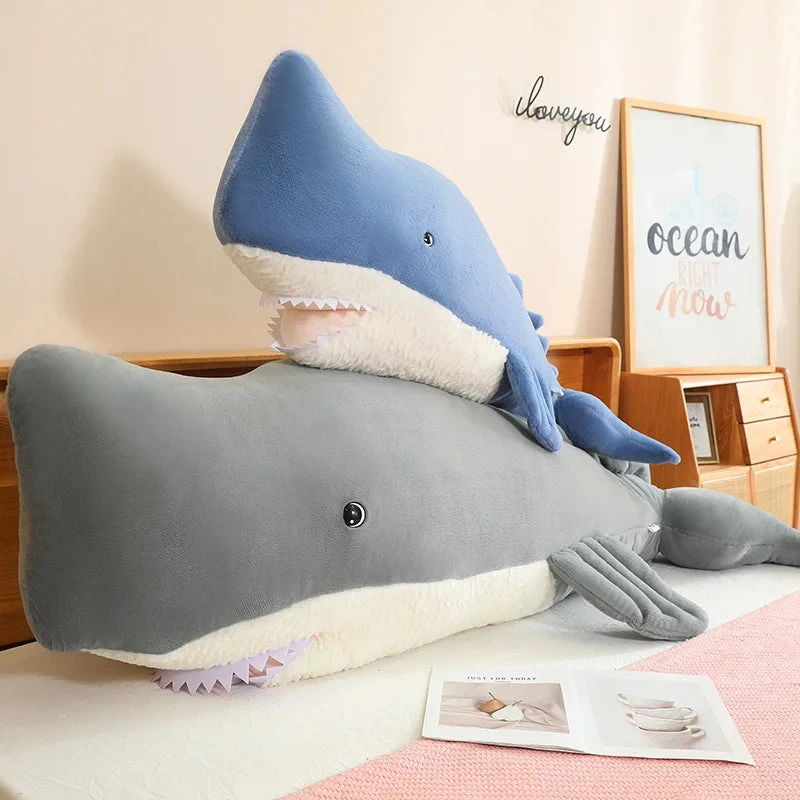 Giant Blue Gray Whale Plushies - Image 3