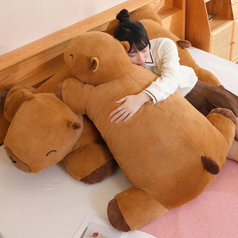 Giant Capybara Snuggle Buddy Plushies - Image 2