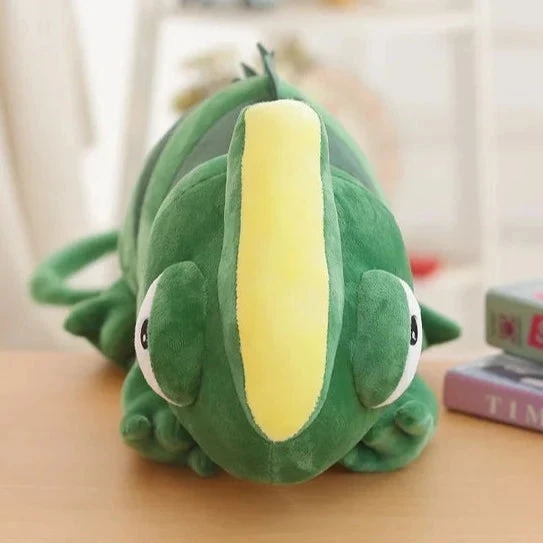 Giant Green Lizard Chameleon Plushie - Image 14