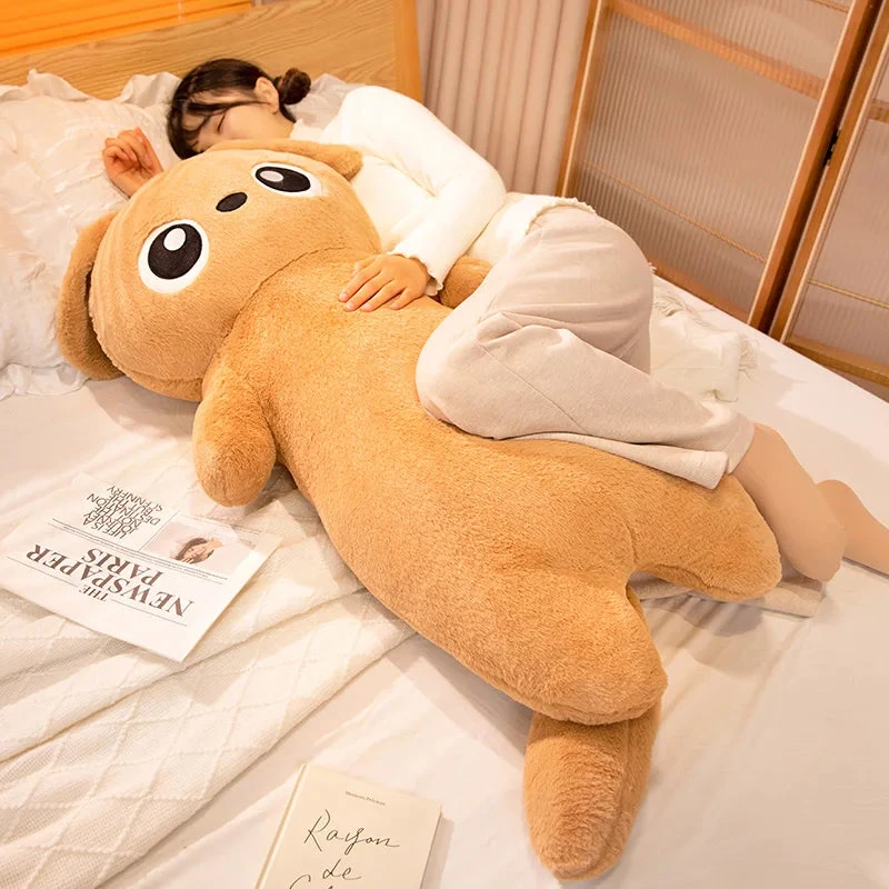 Giant Kawaii Ginger Black Gray Doll-Shape Dog Plushies - Image 13