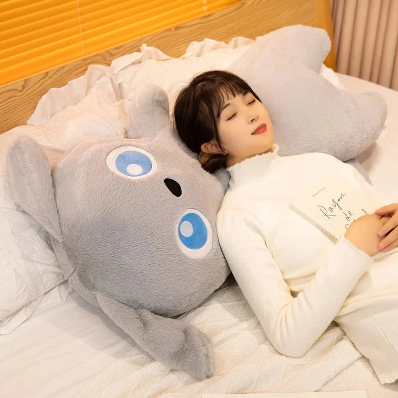 Giant Kawaii Ginger Black Gray Doll-Shape Dog Plushies - Image 8