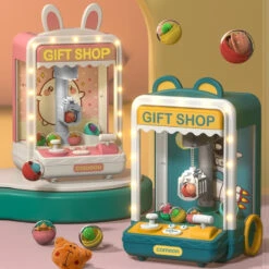 Gift Shop Pink Green Mini Claw Machines