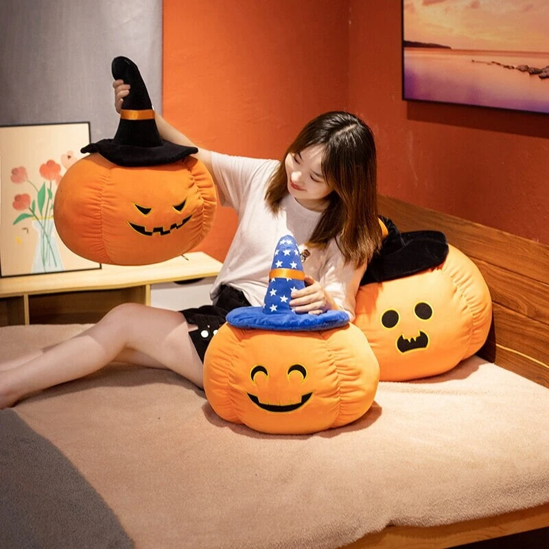 Halloween Pumpkin Black Hat Plushie Collection - Image 3