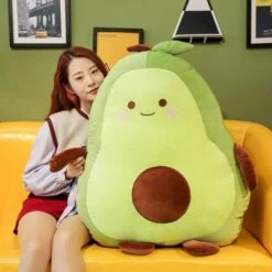 Happy Green Avocado Plushie