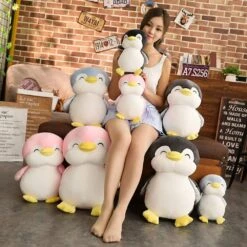 Happy Penguin Trio Plushies