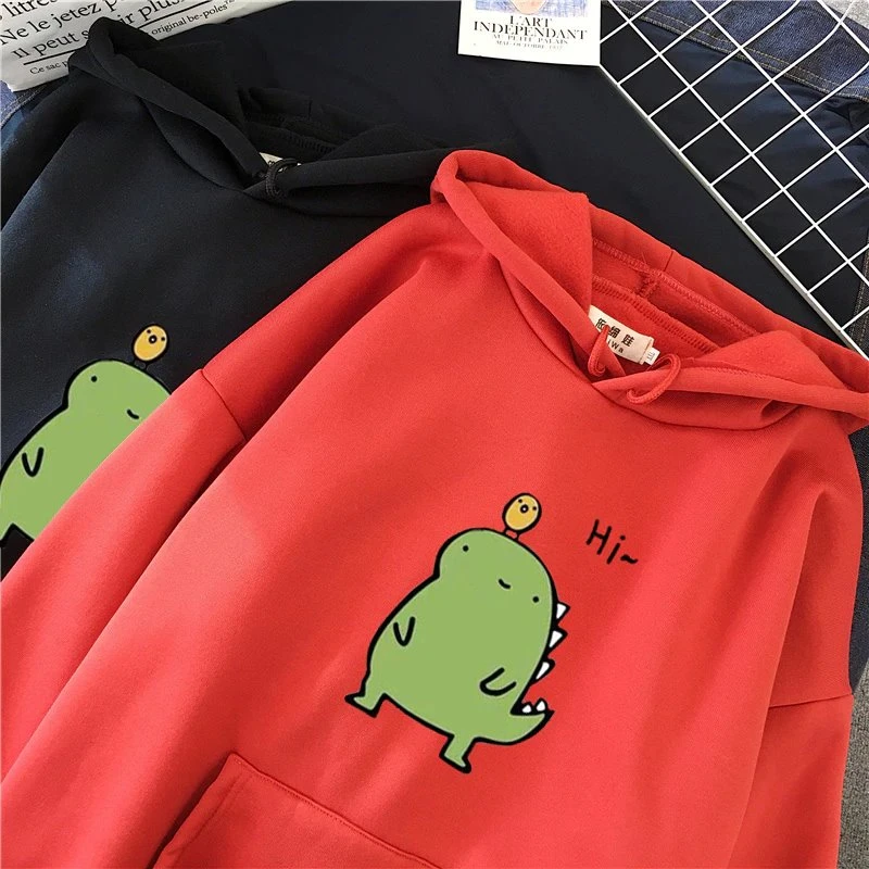 Apparel Harajuku Kawaii Cute Dipsy Dinosaur Hoodie - Image 8