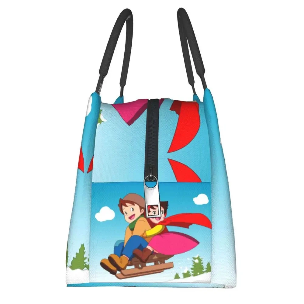 Heidi The Girl From The Alps Snow Cream Insulated Lunch Bags - Image 13
