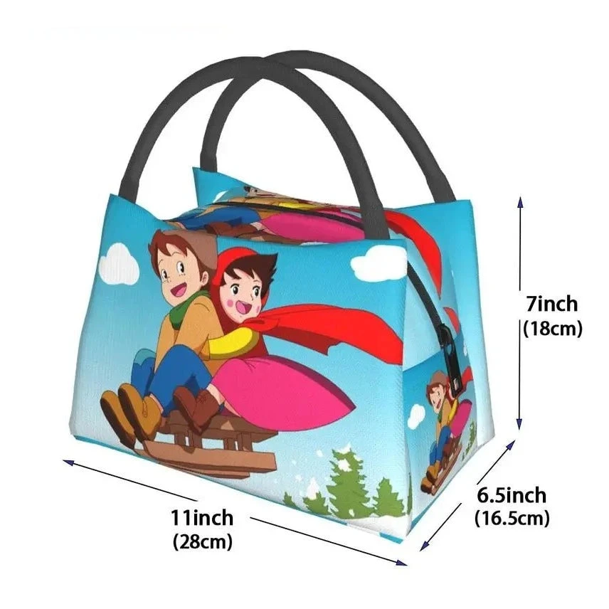Heidi The Girl From The Alps Snow Cream Insulated Lunch Bags - Image 12