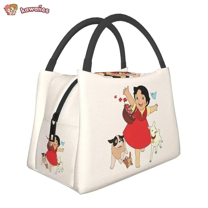 Heidi The Girl From The Alps Snow Cream Insulated Lunch Bags - Image 9