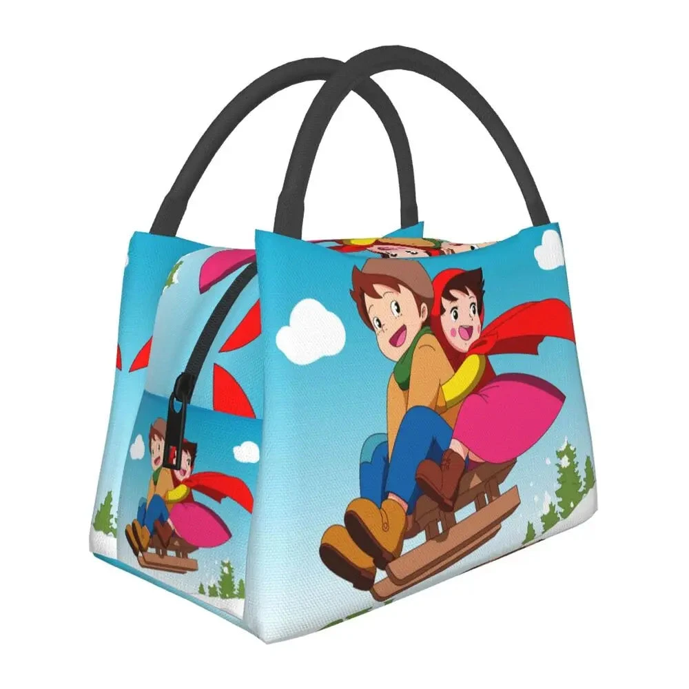 Heidi The Girl From The Alps Snow Cream Insulated Lunch Bags - Image 10