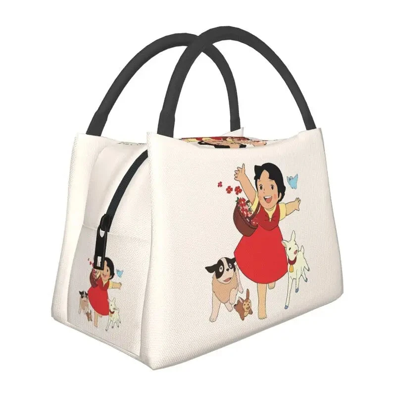 Heidi The Girl From The Alps Snow Cream Insulated Lunch Bags - Image 7