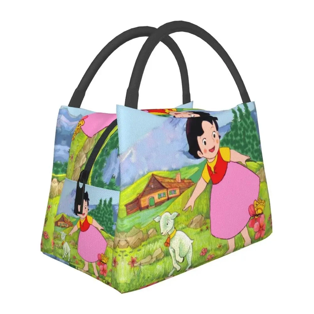 Heidi The Girl From The Alps Snow Cream Insulated Lunch Bags - Image 17
