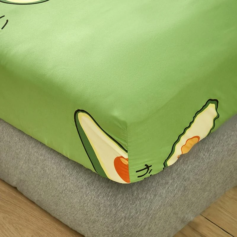 Japanese Avocado Fitted Bedsheets - Image 3