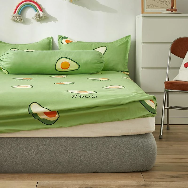 Japanese Avocado Fitted Bedsheets - Image 2