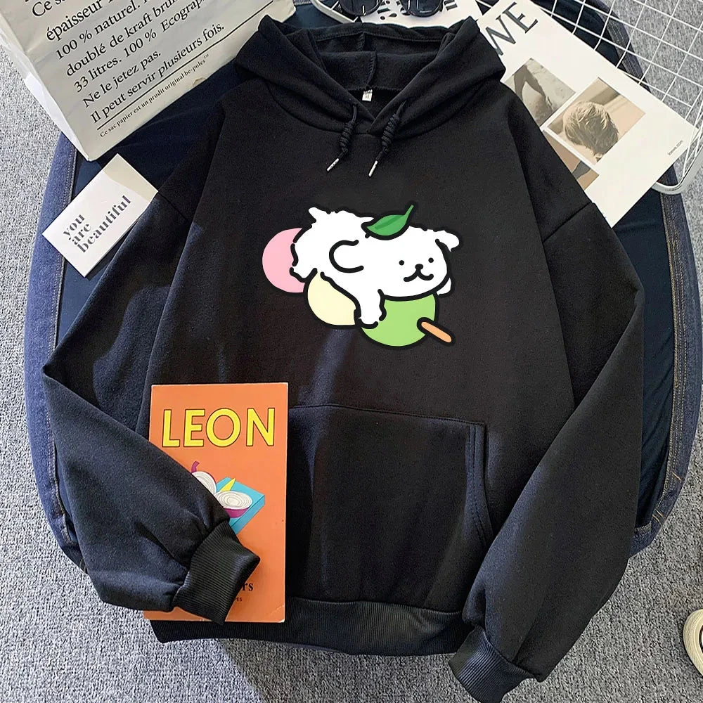 Apparel Japanese Dango Luckie The Dog Unisex Hoodie - Image 3