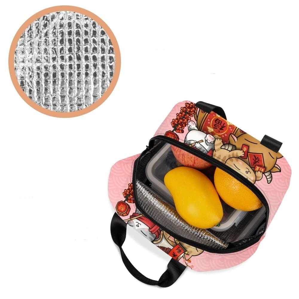 Japanese Fortune Cat Lunch Bag Set - Image 15
