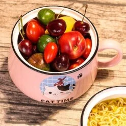 Japanese Kawaiies Instant Noodles Cat Bowl