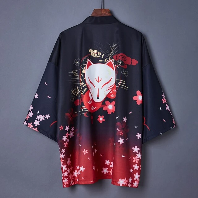 Apparel Japanese Art Fancy Kimono Cardigan Robe Short - Image 15