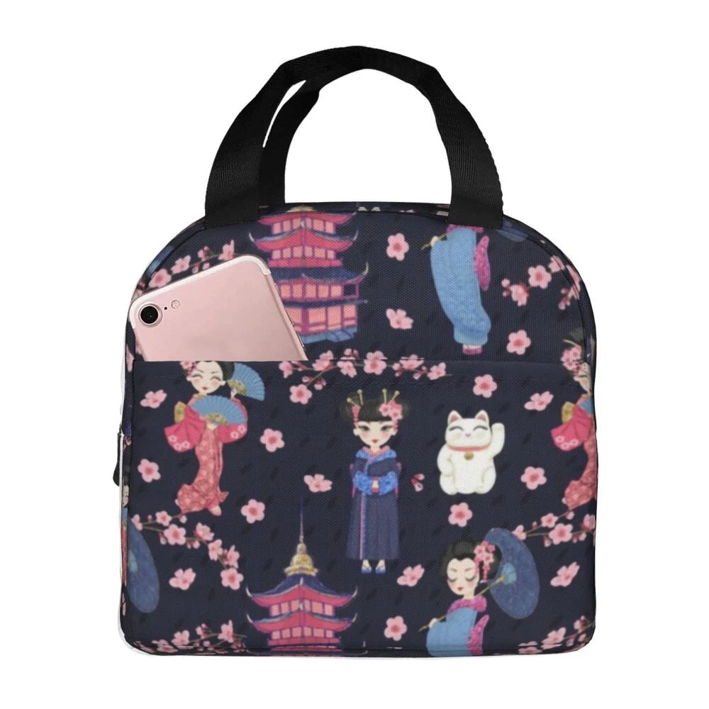 Japanese Kokeshi Doll Lunch Bag - Image 16