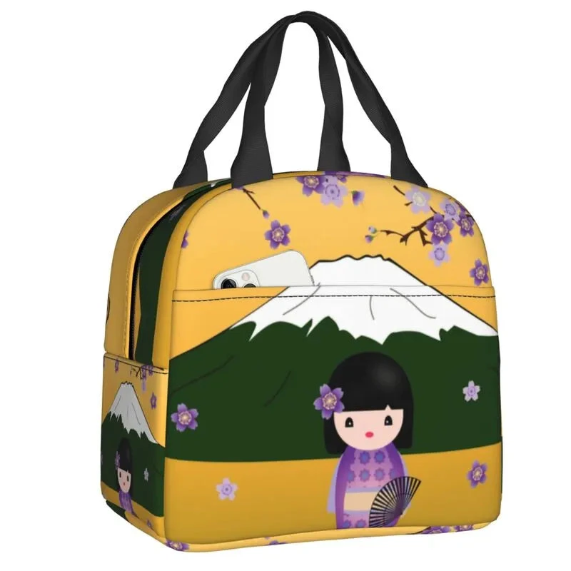 Japanese Kokeshi Doll Lunch Bag - Image 4