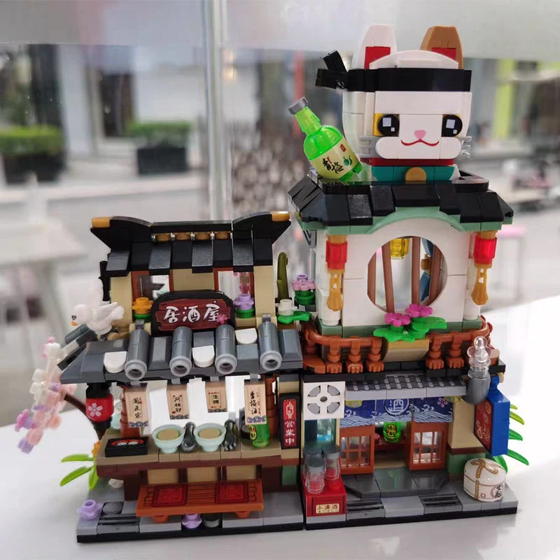 Japanese Ramen Bar Seafood Store Micro Building Sets - Image 14
