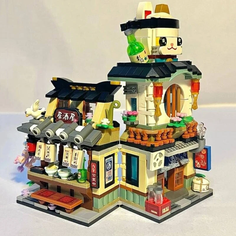 Japanese Ramen Bar Seafood Store Micro Building Sets - Image 13