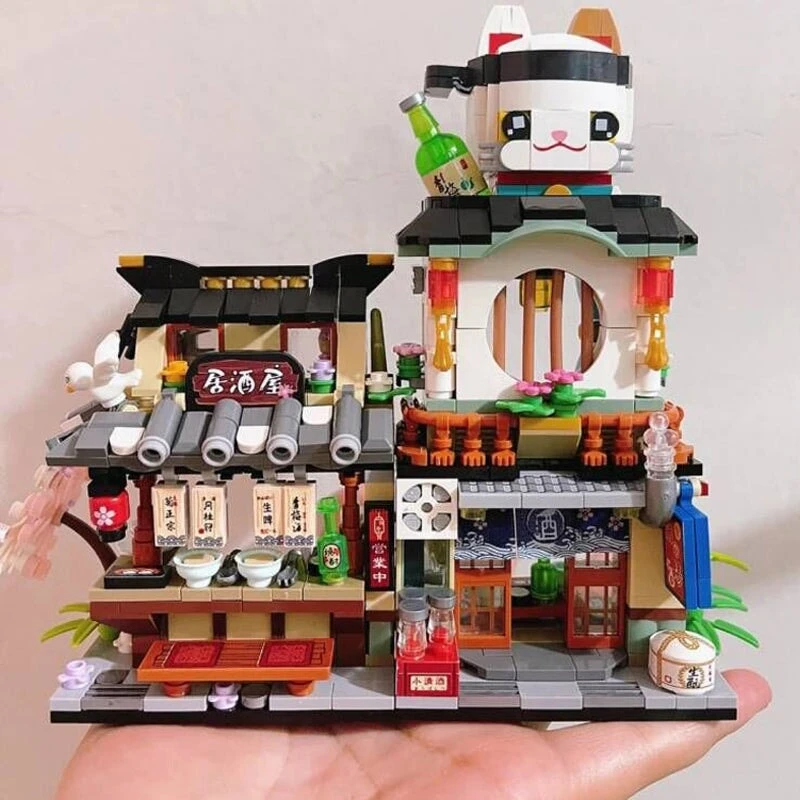 Japanese Ramen Bar Seafood Store Micro Building Sets - Image 11
