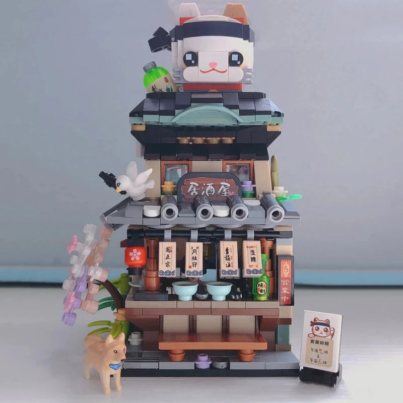 Japanese Ramen Bar Seafood Store Micro Building Sets - Image 12