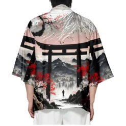 Apparel Japanese-theme Dawn Shrine Unisex Kimono