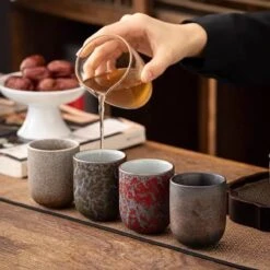 Japanese-themed Ceramic Vintage Small Tea Cup