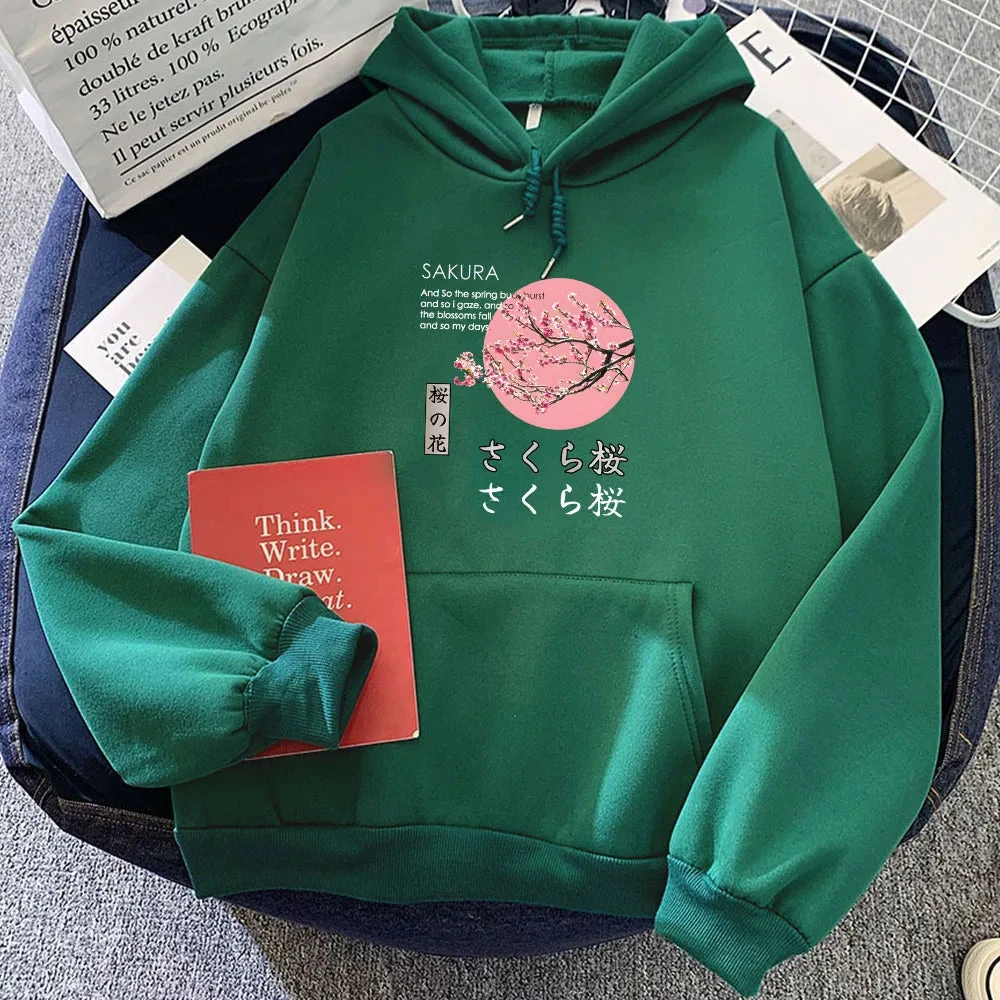Apparel Japanese-themed Cherry Blossom Pink Sun Unisex Hoodie - Image 10