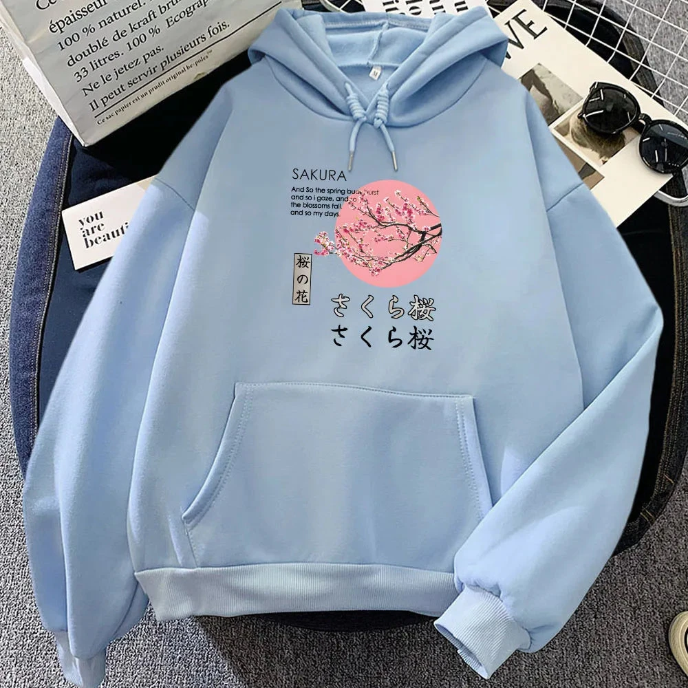 Apparel Japanese-themed Cherry Blossom Pink Sun Unisex Hoodie - Image 16
